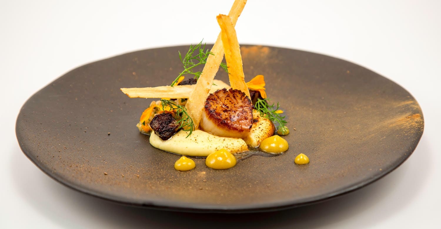 Scallop at Hartford House Restarant